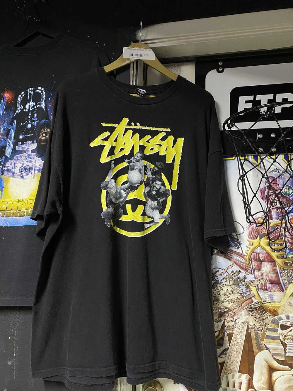 Streetwear × Stussy × Vintage Vtg Stussy Basketba… - image 4