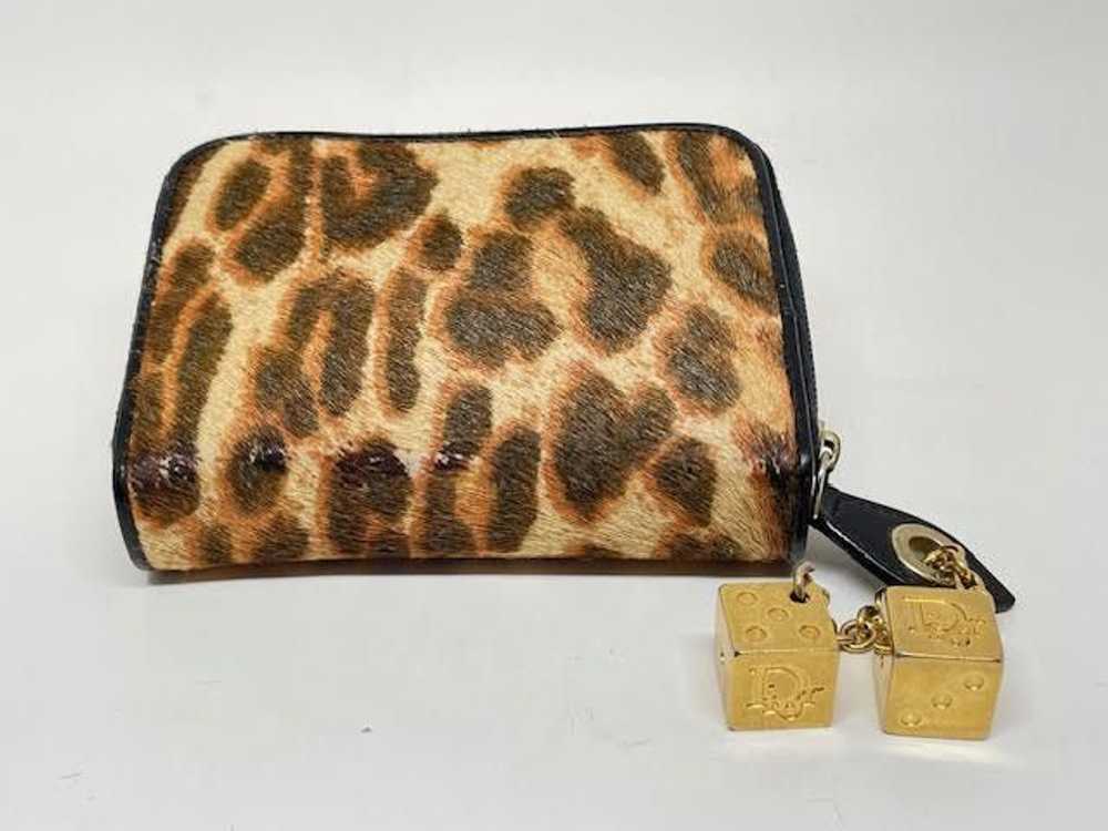 Dior Printed Pony Skin Wallet - image 2