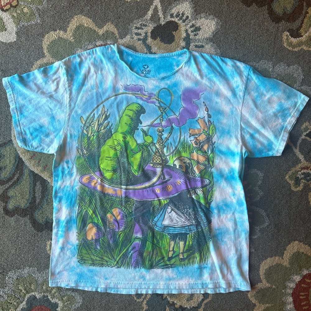 Liquid Blue Super sick hippy style tee - image 1