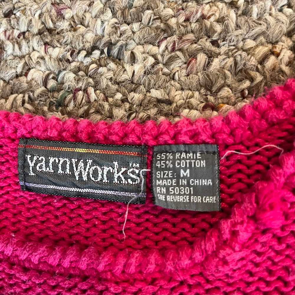 Women’s Vintage Yarn Works Sweater Size Medium - image 3