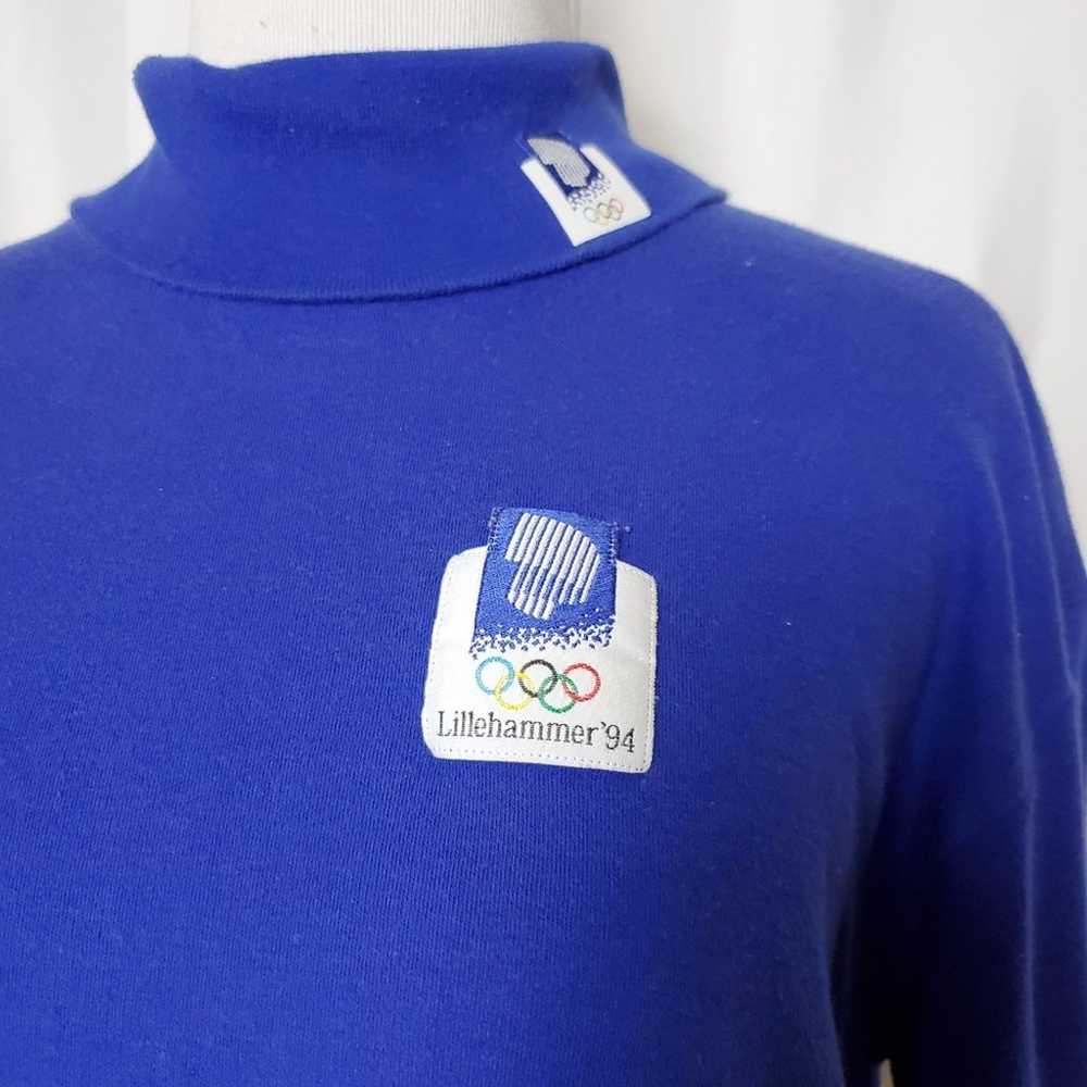 Vintage 1994 Lillehammer Olympics Long Sleeve SZ … - image 2