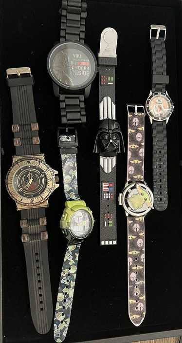 Designer 6 Star Wars Watches Lot