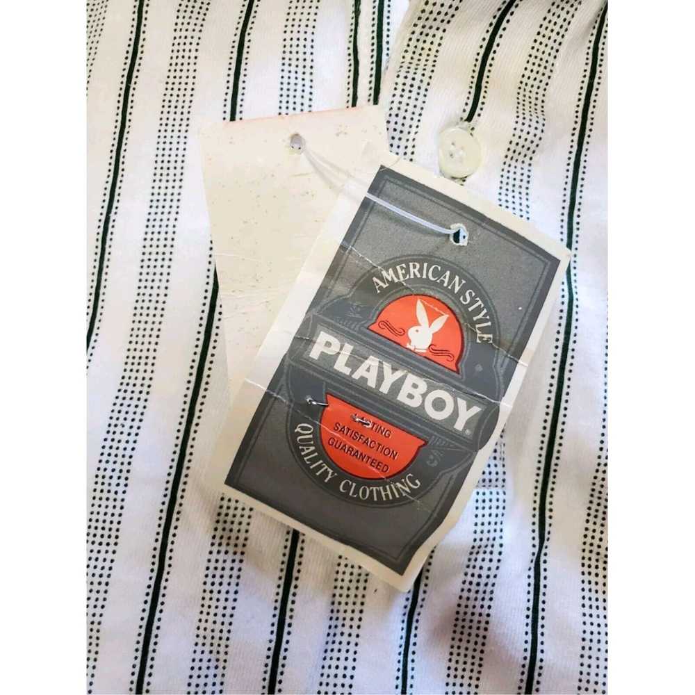 Playboy Vintage Inspired Embroidered 90s Green an… - image 7