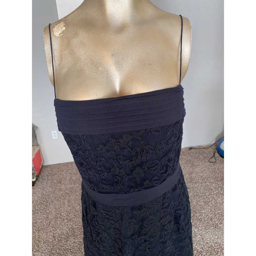 ANN TAYLOR Women Size 6 Little Black Dress Lace S… - image 3