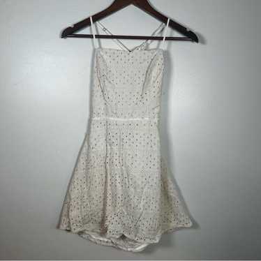 Urban Outfitters Cream Open Back Dress