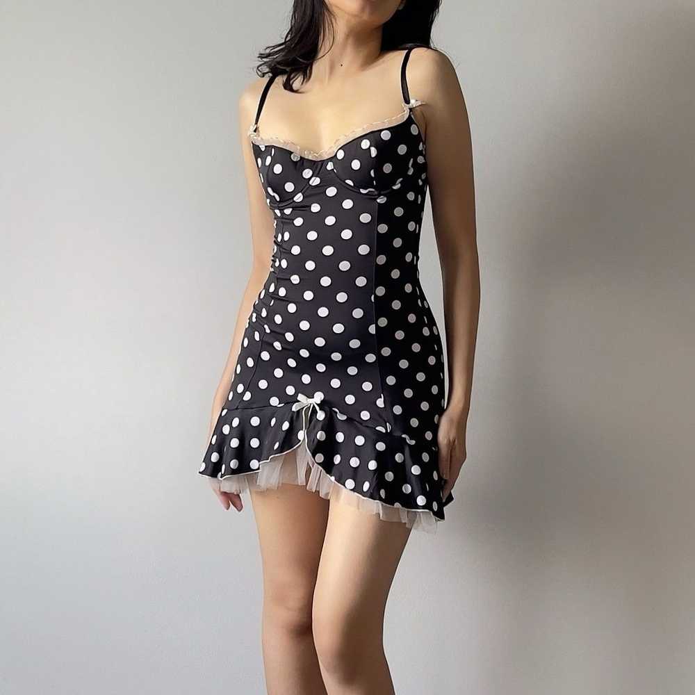 Victoria's Secret Romantic Black With White Polka… - image 5