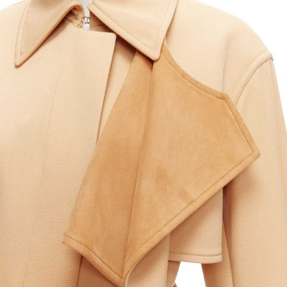 Celine OLD CELINE Phoebe Philo tan wool goat leat… - image 2