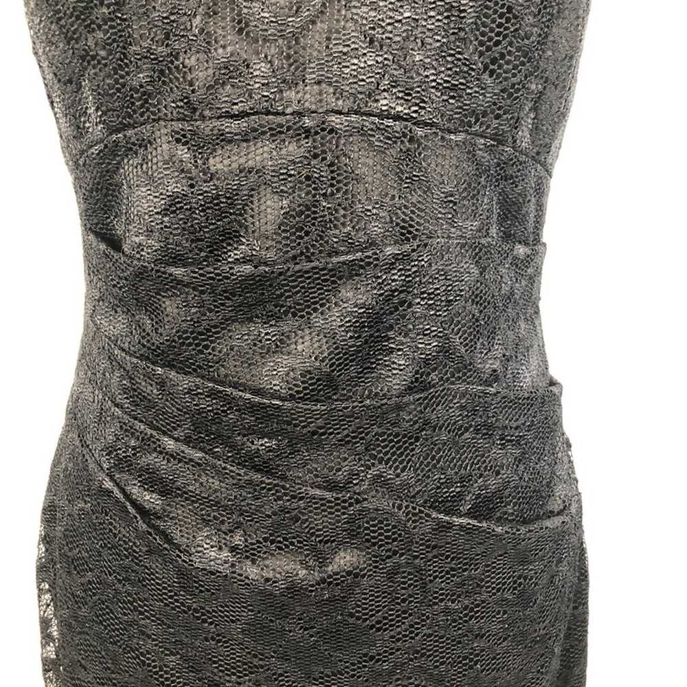 Eliza J Embroidered Lace Dress Size 8 - image 3