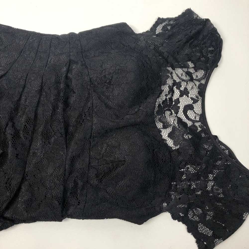 Eliza J Embroidered Lace Dress Size 8 - image 5