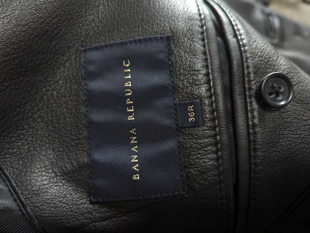 Banana Republic Banana Republic Black Leather Bla… - image 5