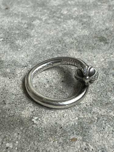 Chrome Hearts Diamond nail screw ring