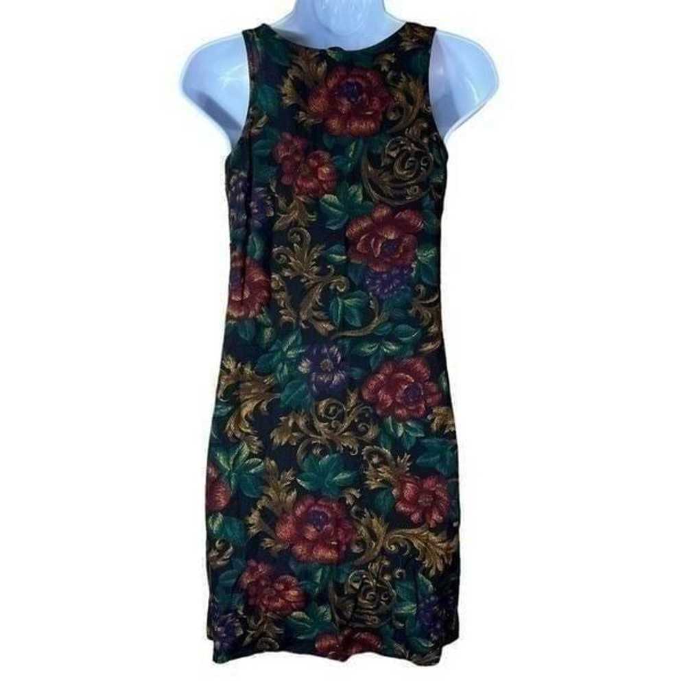 Vintage Mikaela Floral Print Sleeveless Dress Siz… - image 5