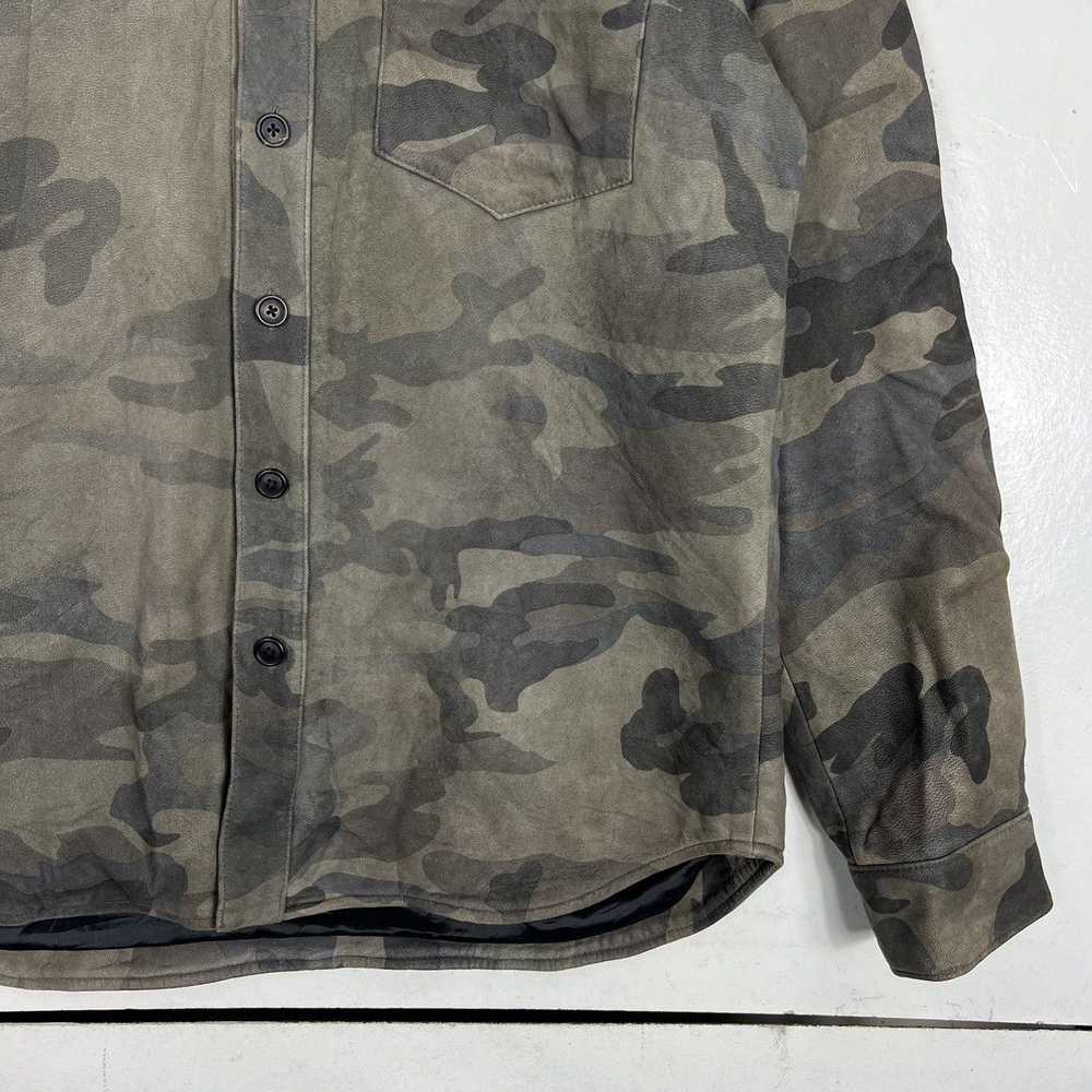 Avirex 🔥 AVIREX CAMO LEATHER SHIRTS JACKET - image 5