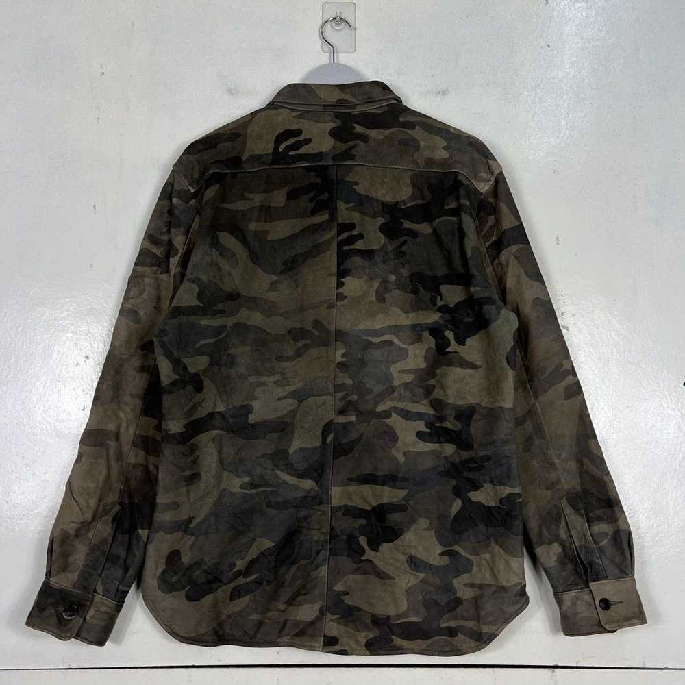 Avirex 🔥 AVIREX CAMO LEATHER SHIRTS JACKET - image 8