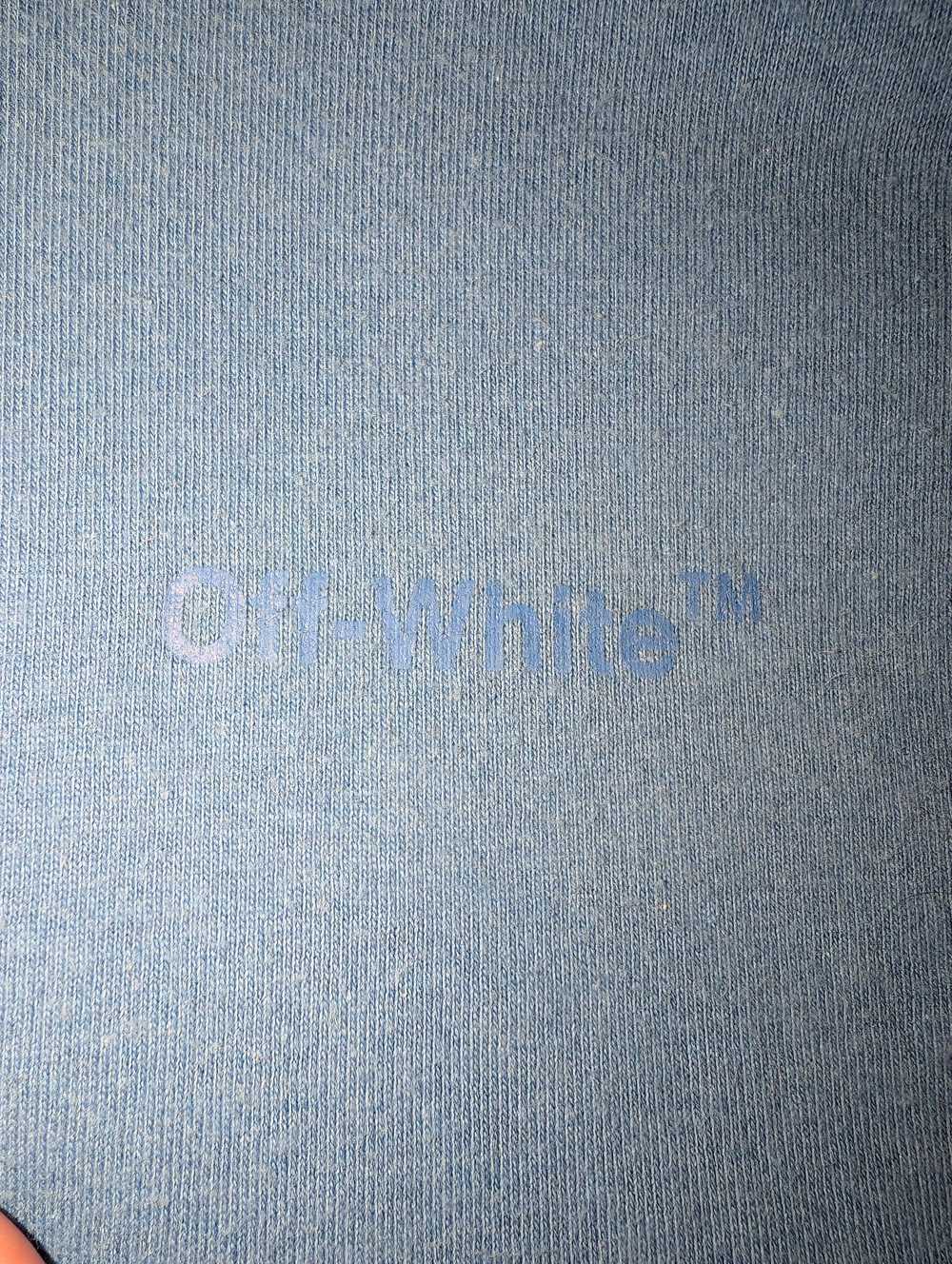 Off-White Off-white blue diagonal shade shirt - image 4