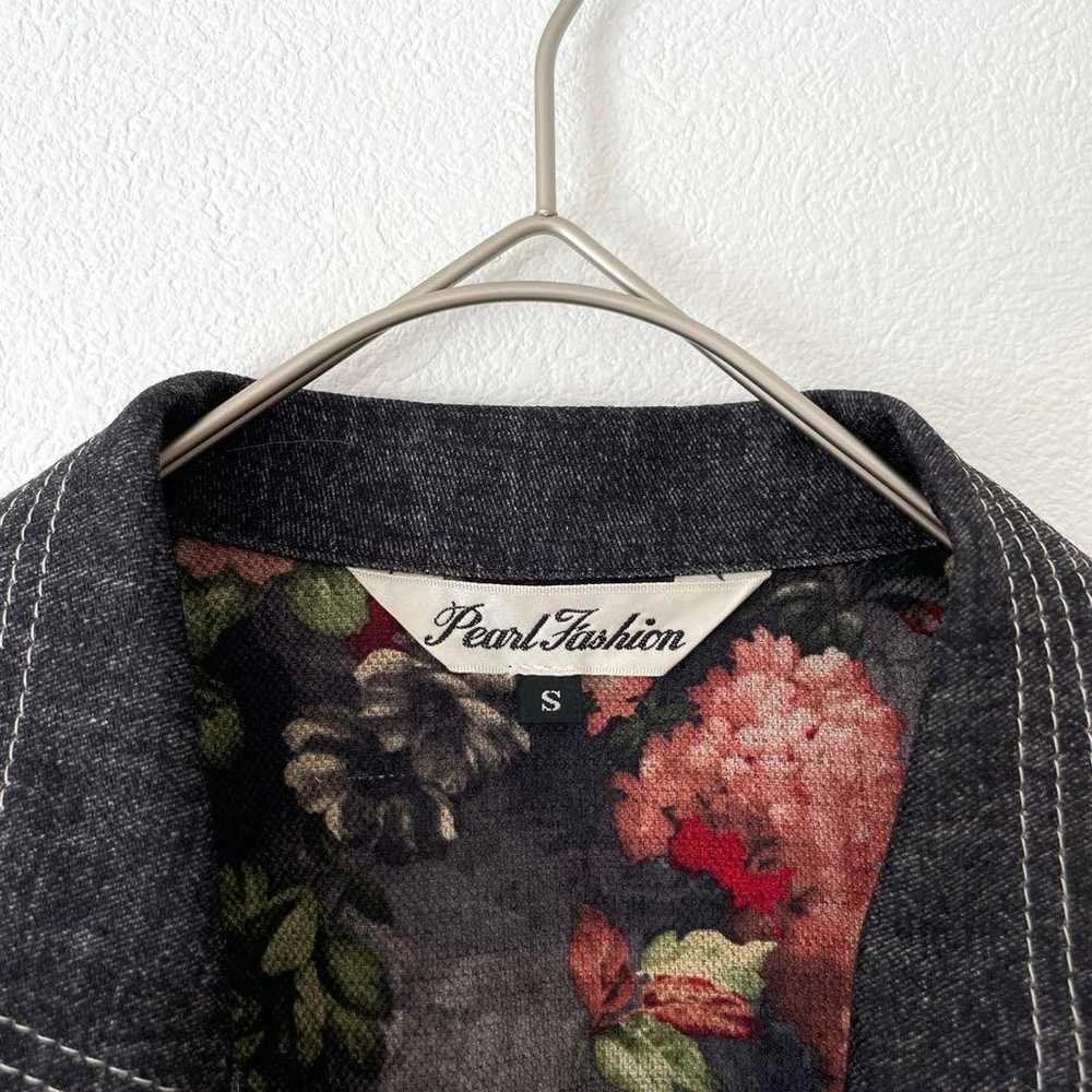 Ladies' Long-sleeve Shirt, Floral Pattern, Denim … - image 5