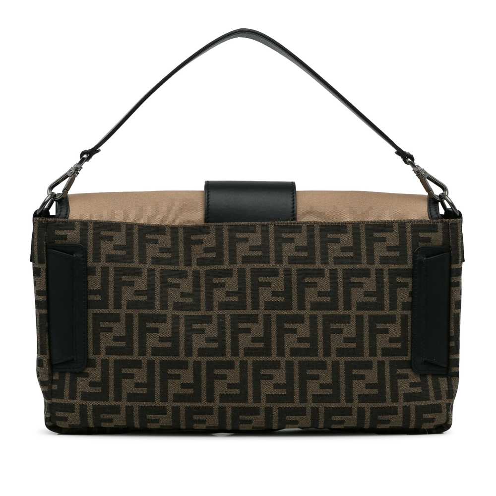 Brown Fendi Zucca Convertible Baguette Satchel - image 4