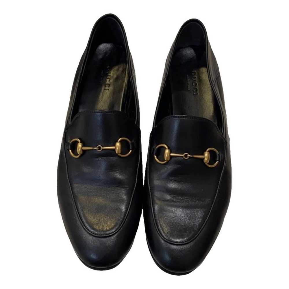 Gucci Brixton leather flats - image 1