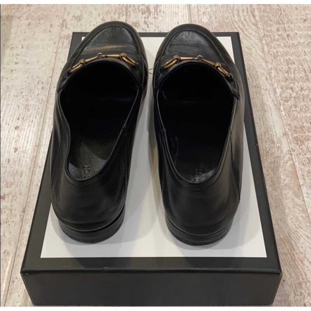 Gucci Brixton leather flats - image 2