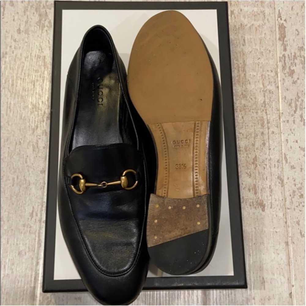 Gucci Brixton leather flats - image 4