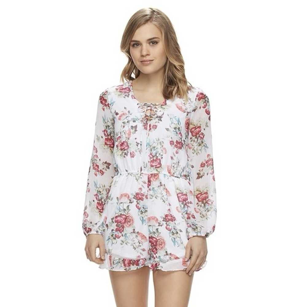 Disney beauty and the beast floral romper - image 4