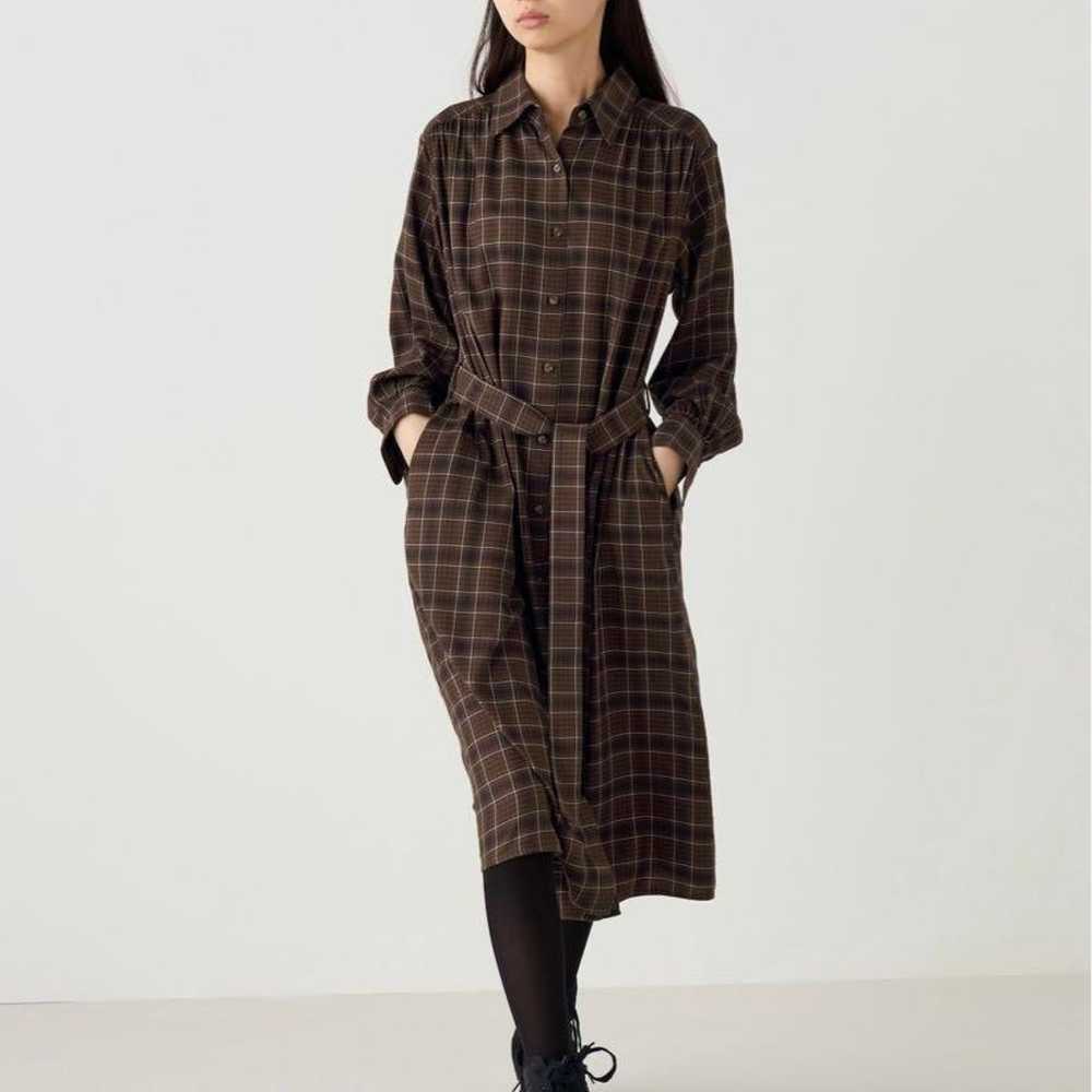 Belted shirt dress. - image 1