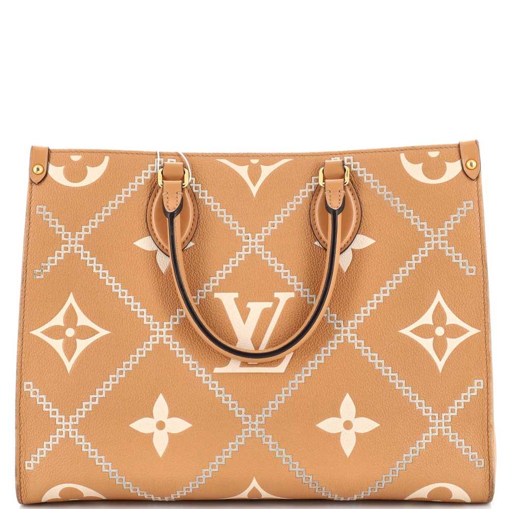 Louis Vuitton OnTheGo Tote Monogram Empreinte Gia… - image 1