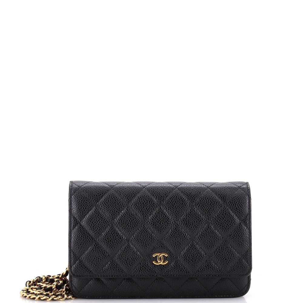 CHANEL Wallet on Chain Quilted Caviar - image 1