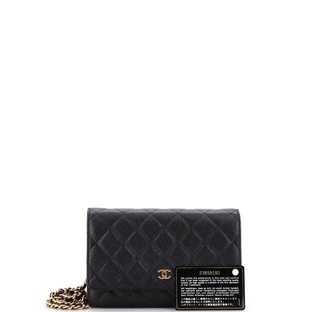 CHANEL Wallet on Chain Quilted Caviar - image 2