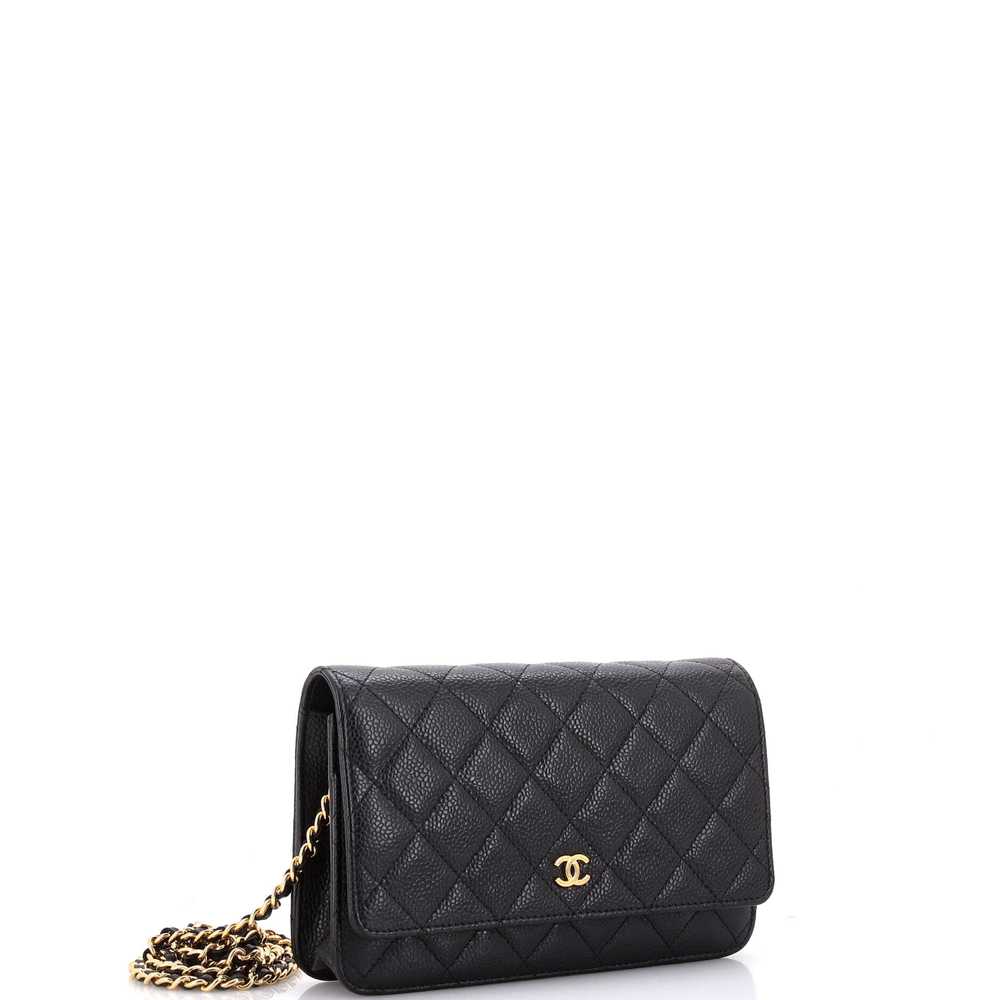 CHANEL Wallet on Chain Quilted Caviar - image 3