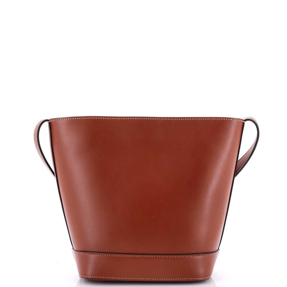 CELINE Cuir Triomphe Bucket Bag Leather Small - image 3