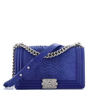 CHANEL Boy Flap Bag Python Old Medium - image 1