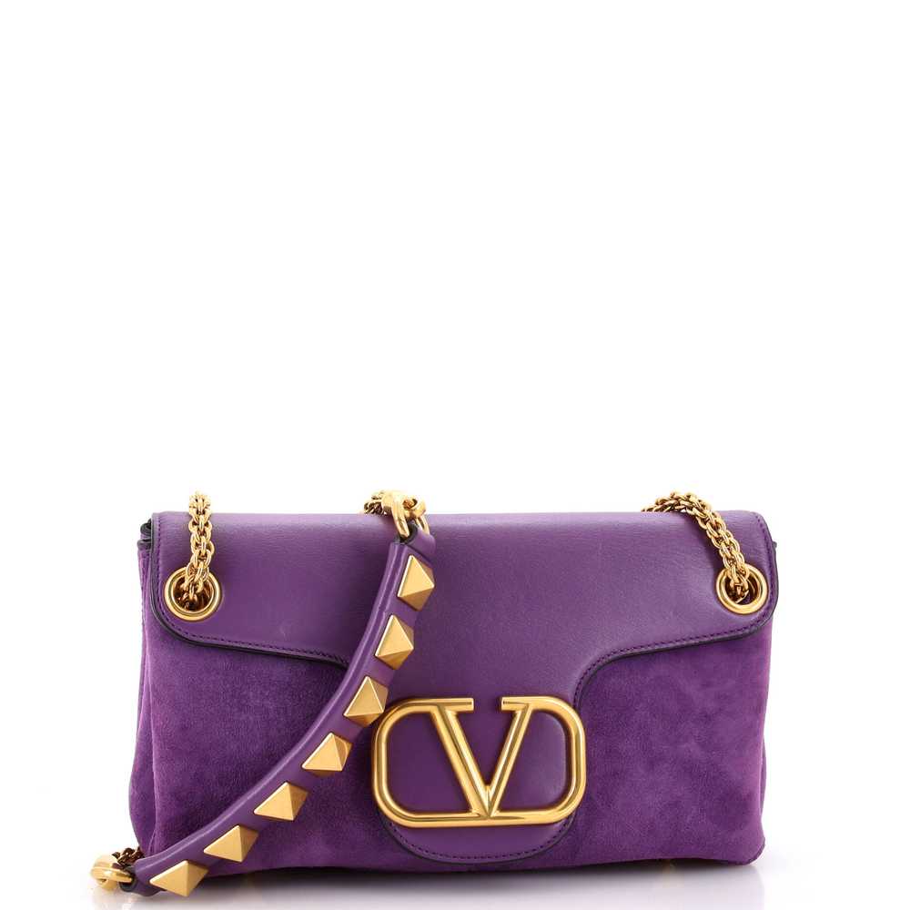 VALENTINO GARAVANI Stud Sign Shoulder Bag Leather… - image 2