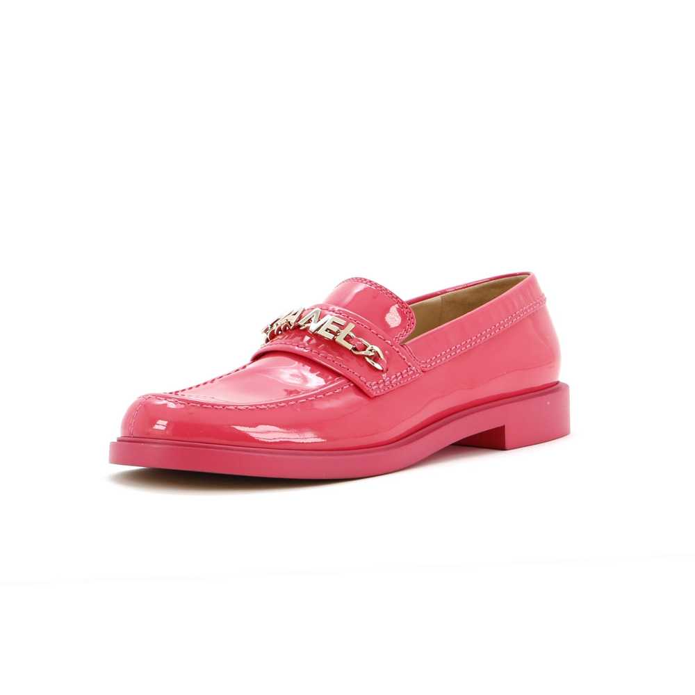 CHANEL Women's Logo Loafers Patent - image 1