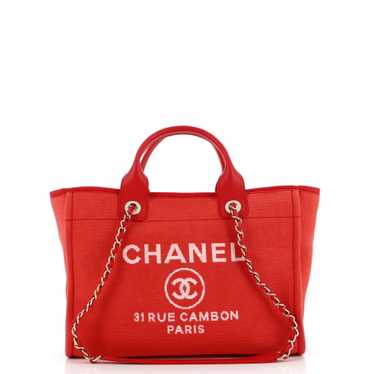 CHANEL Deauville NM Tote Mixed Fibers Small - image 1