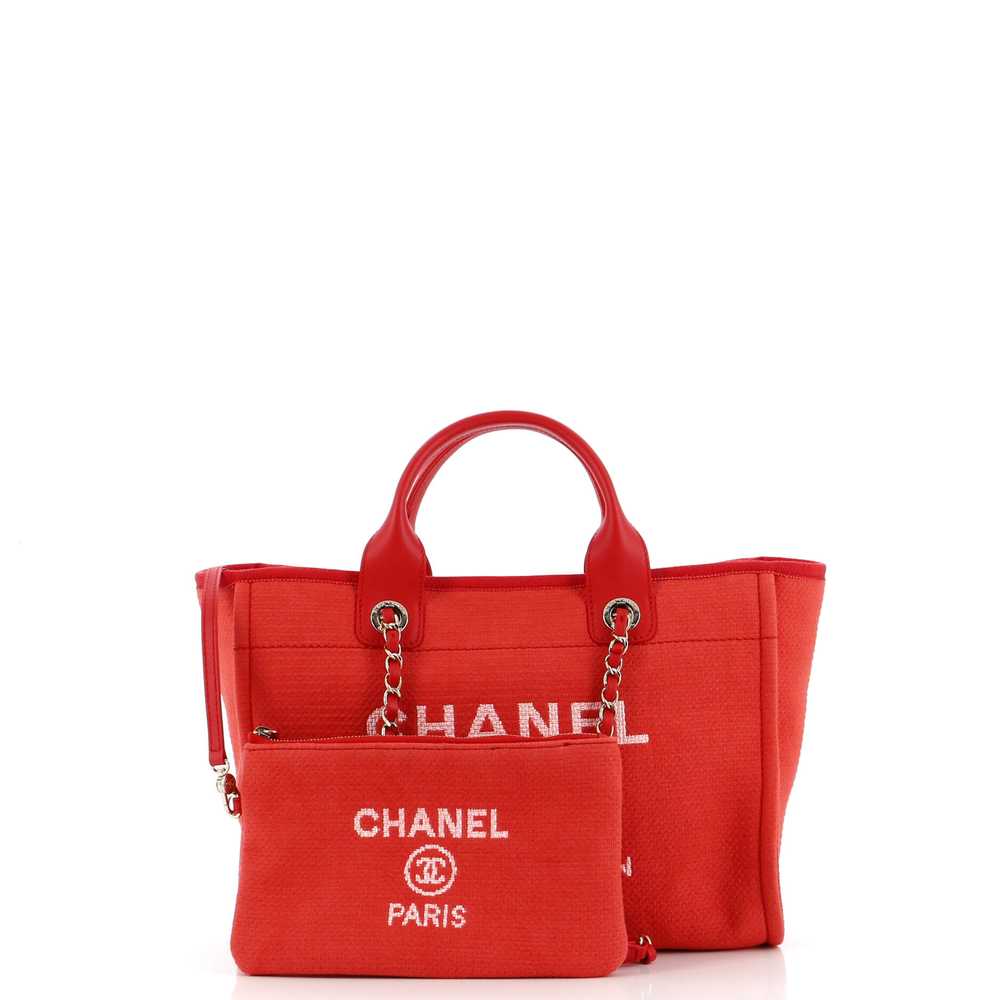 CHANEL Deauville NM Tote Mixed Fibers Small - image 2