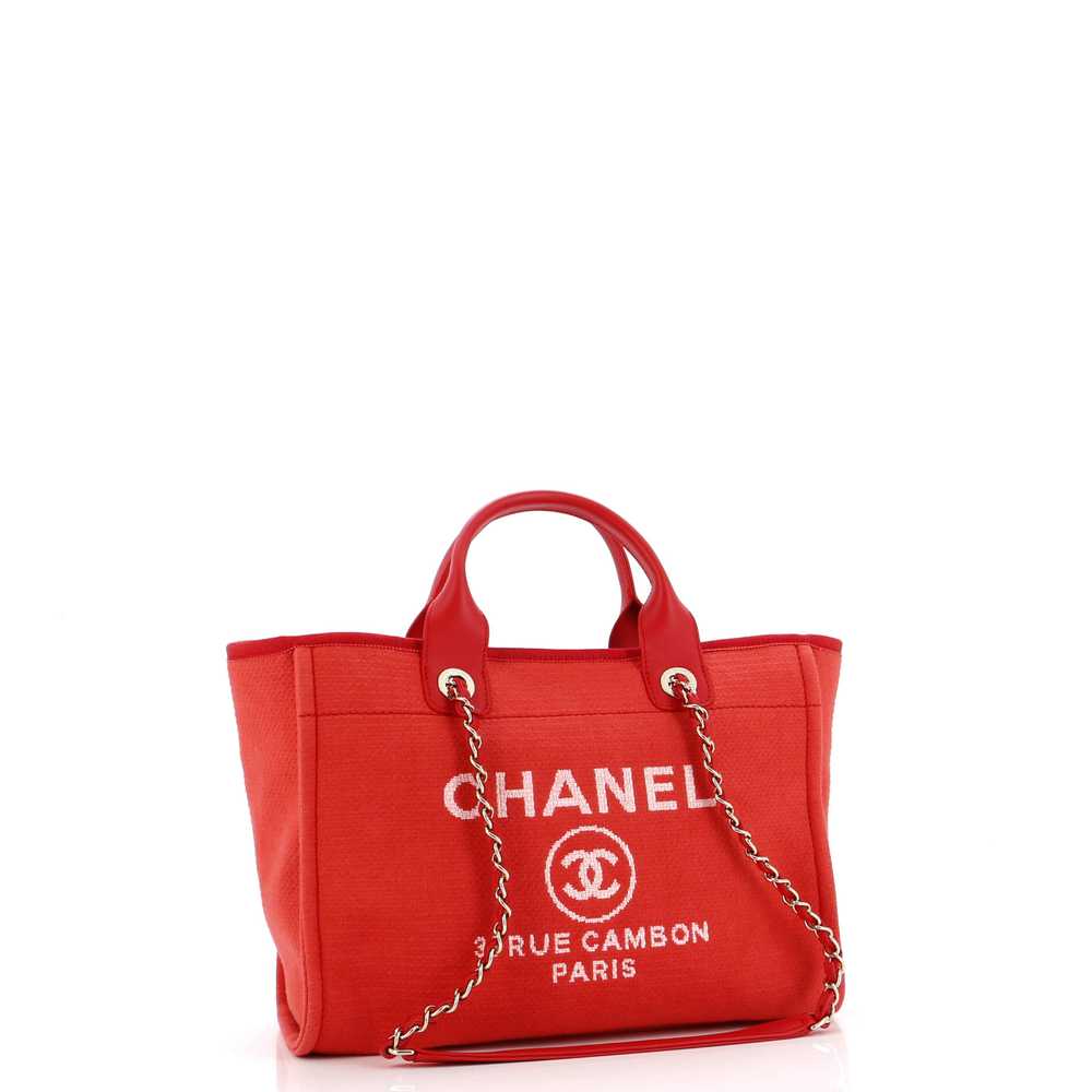 CHANEL Deauville NM Tote Mixed Fibers Small - image 3