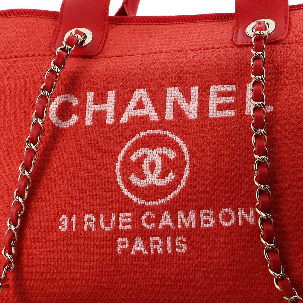 CHANEL Deauville NM Tote Mixed Fibers Small - image 7