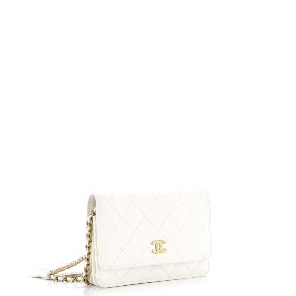 CHANEL Romance Wallet on Chain Quilted Lambskin M… - image 3