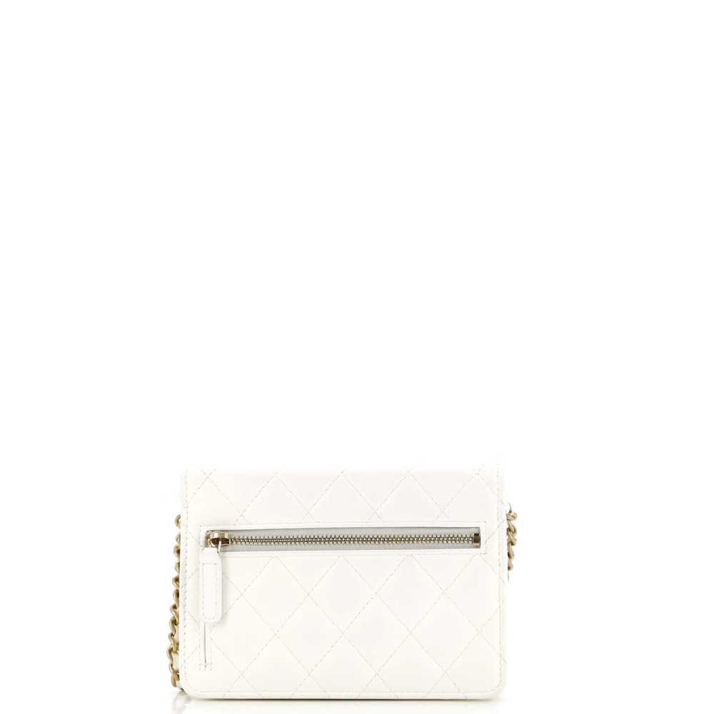 CHANEL Romance Wallet on Chain Quilted Lambskin M… - image 4