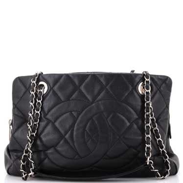 CHANEL Timeless CC Shopping Tote Quilted Caviar M… - image 1