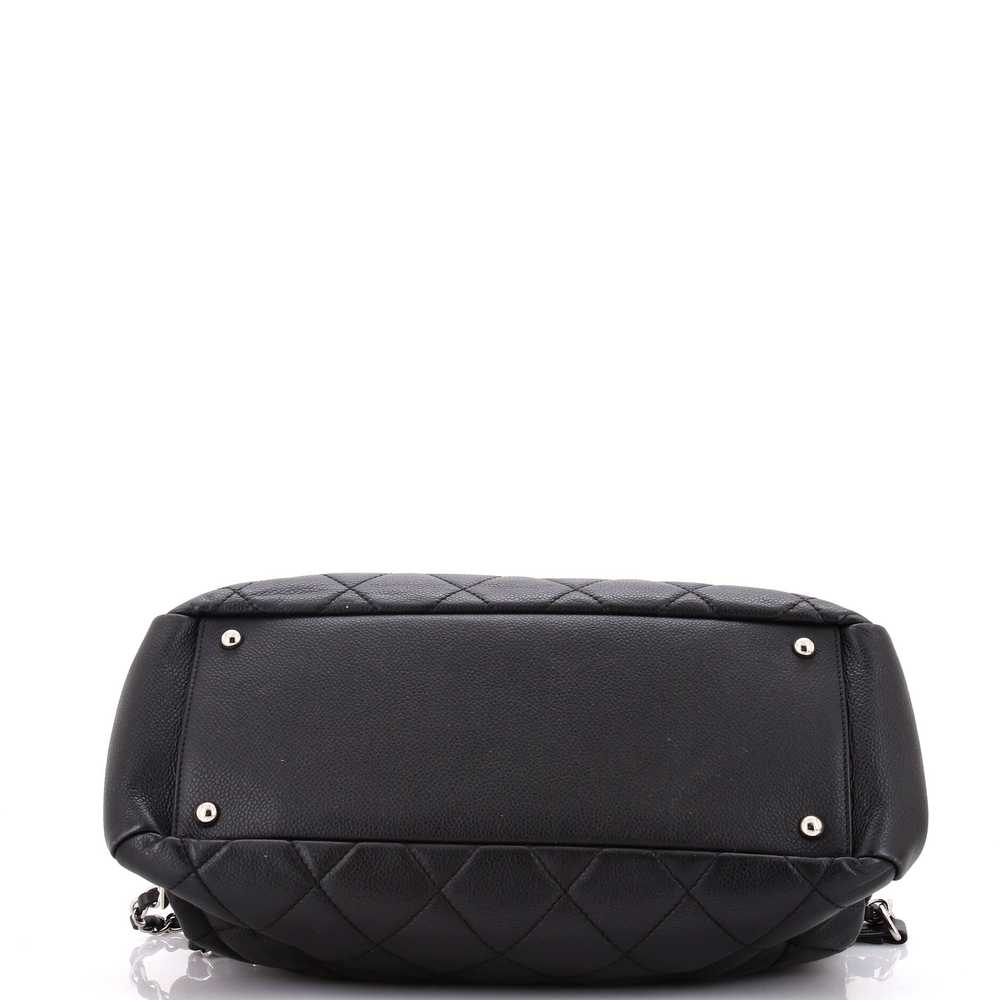 CHANEL Timeless CC Shopping Tote Quilted Caviar M… - image 5