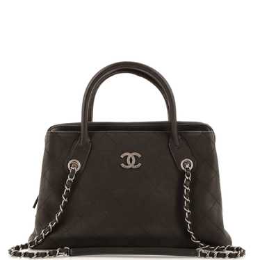 CHANEL Urban Shopping Tote Quilted Caviar Small