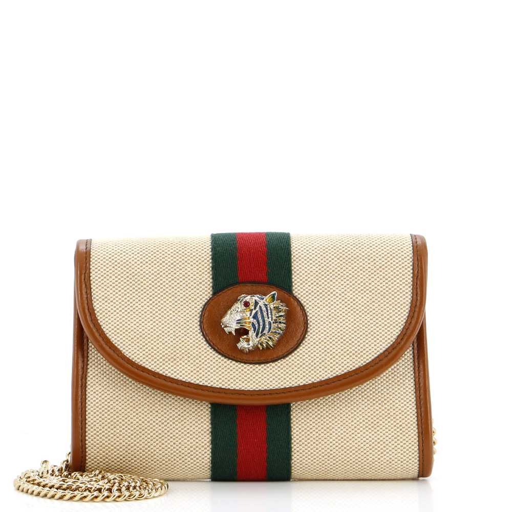 GUCCI Rajah Web Chain Shoulder Bag Vintage Web Ca… - image 1