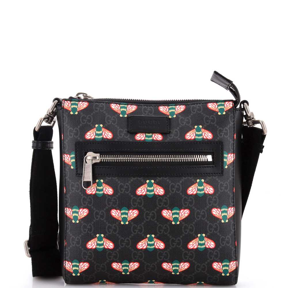 GUCCI Front Zip Messenger Bestiary Bee Print GG C… - image 1