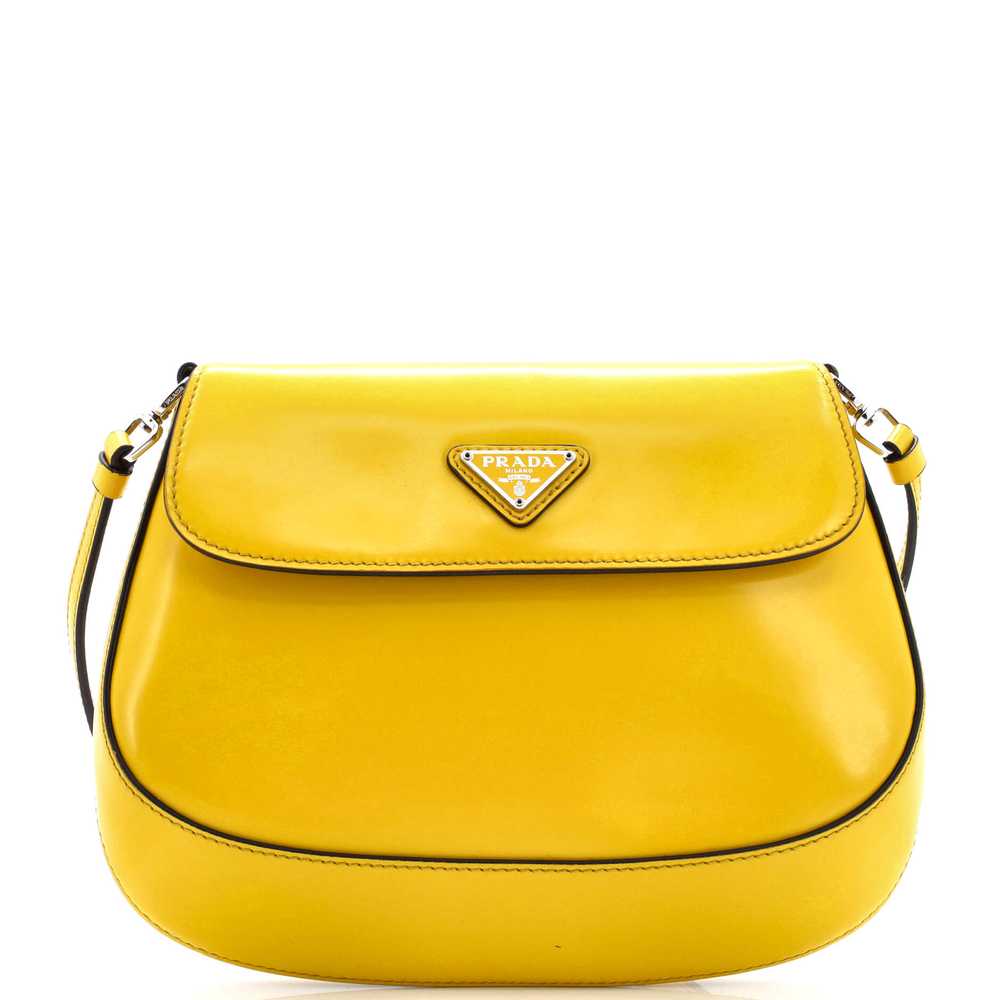 PRADA Cleo Flap Shoulder Bag Spazzolato Leather S… - image 1