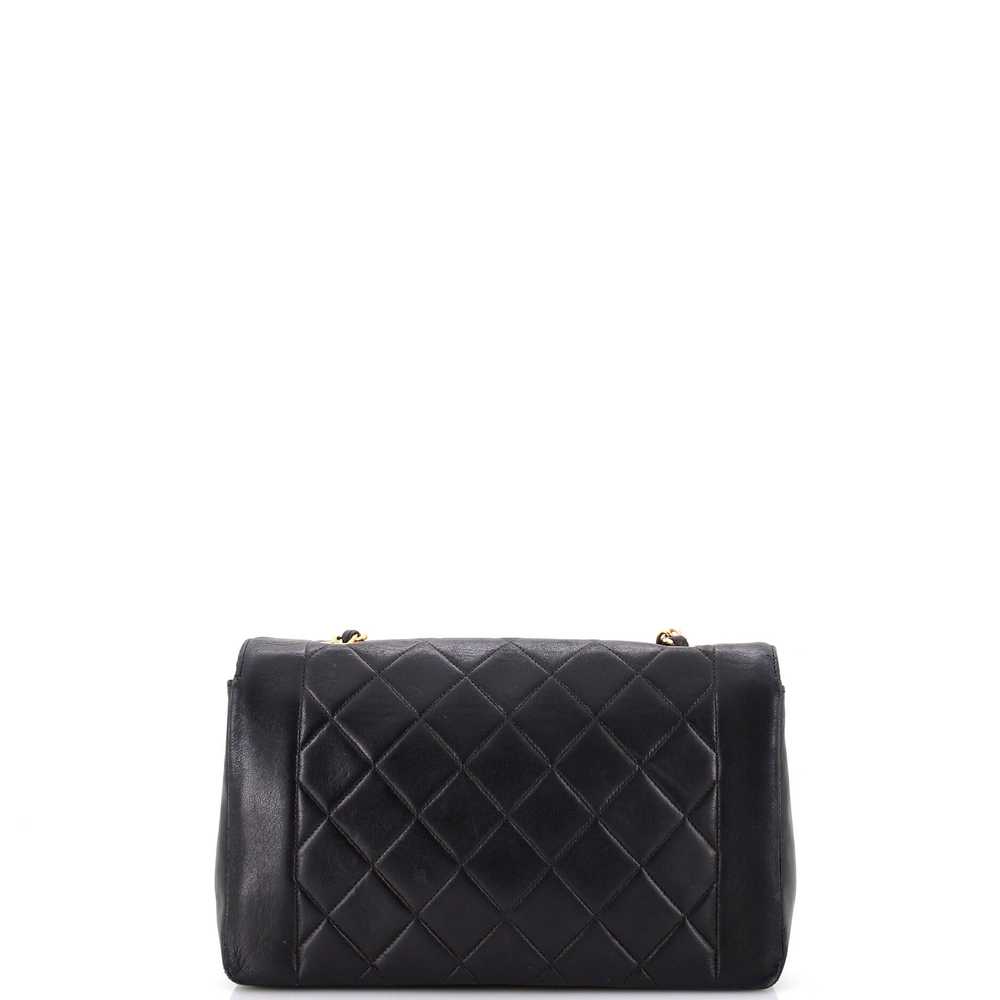 CHANEL Vintage Diana Flap Bag Quilted Lambskin Me… - image 3