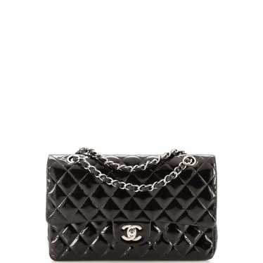 CHANEL Vintage Classic Double Flap Bag Quilted Pat