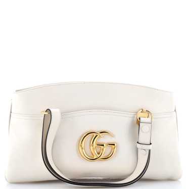 GUCCI Arli Top Handle Bag Leather Large