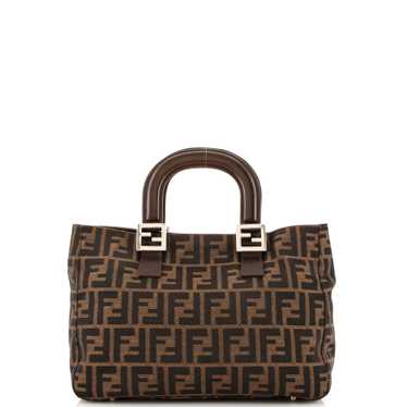 FENDI Vintage FF Handle Tote Zucca Canvas Small - image 1